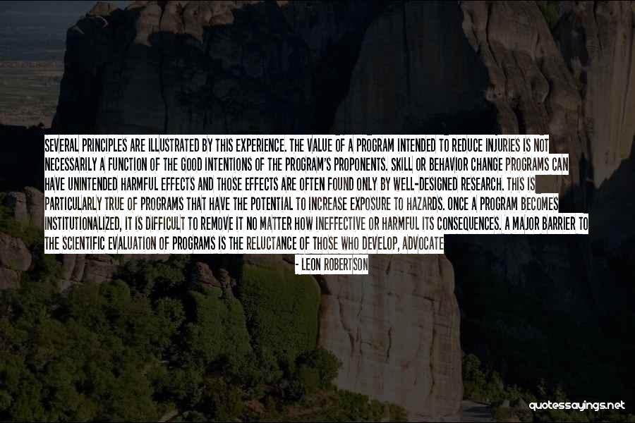 Good Consequences Quotes By Leon Robertson Good Consequences Quotes By Leon Robertson