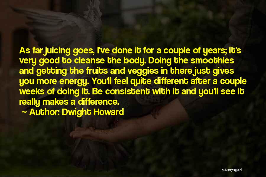 Good Consistent Quotes By Dwight Howard