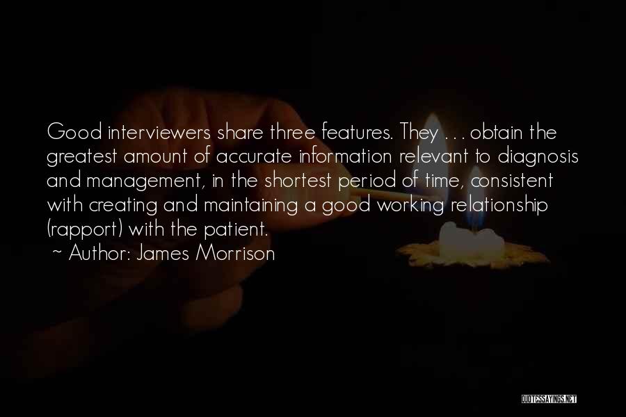Good Consistent Quotes By James Morrison
