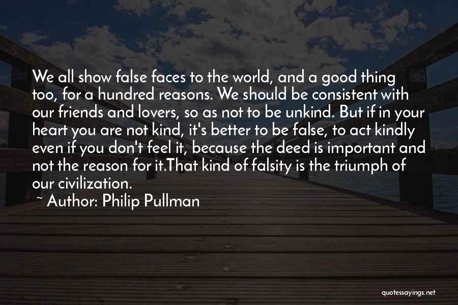 Good Consistent Quotes By Philip Pullman