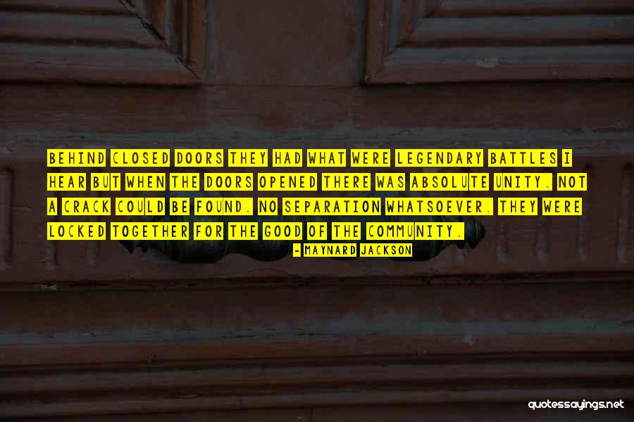 Good Crack Quotes By Maynard Jackson Good Crack Quotes By Maynard Jackson