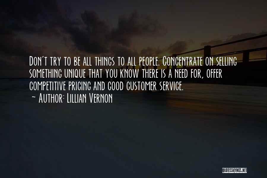 Good Customer Service Quotes By Lillian Vernon