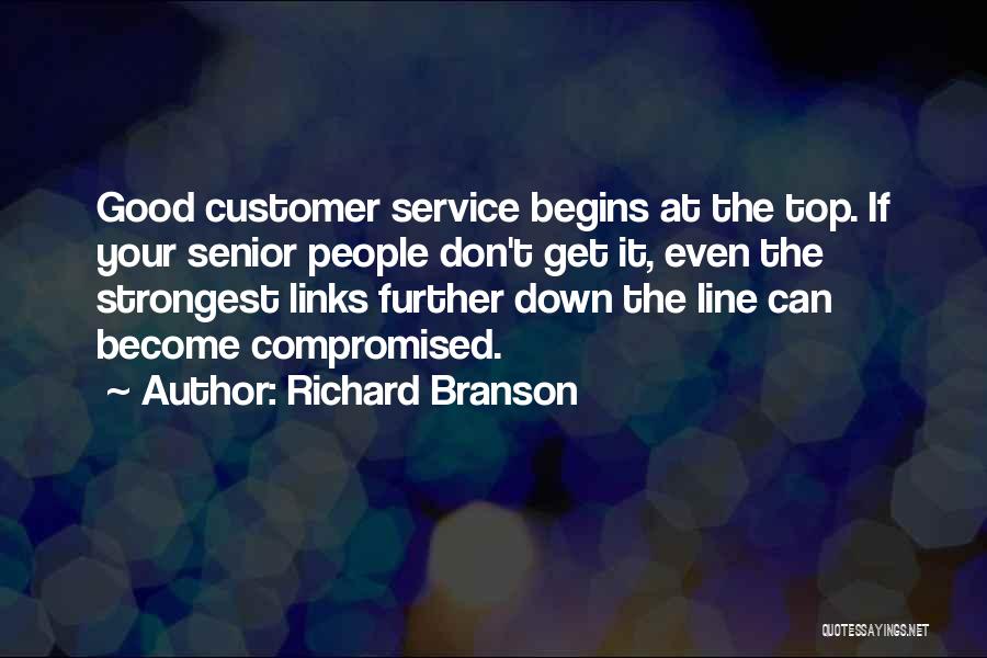 Good Customer Service Quotes By Richard Branson