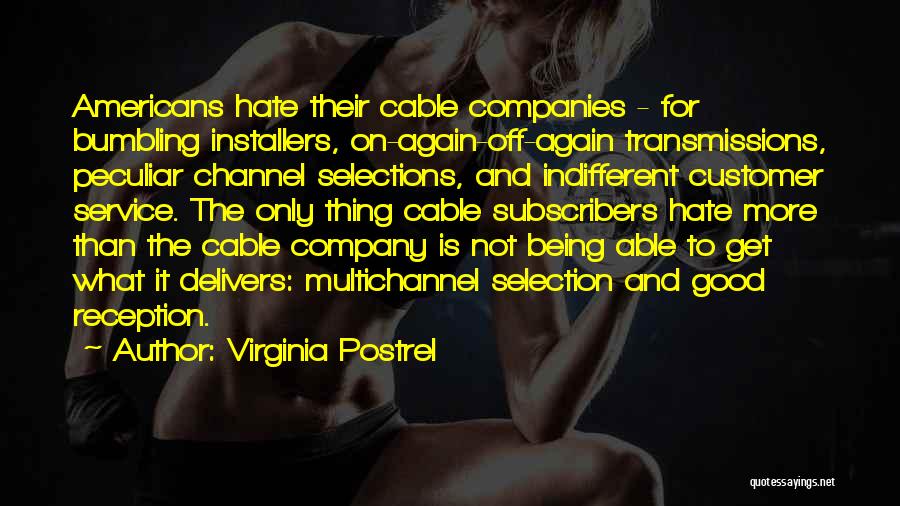 Good Customer Service Quotes By Virginia Postrel