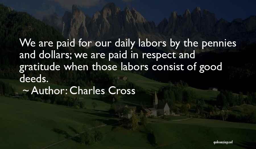 Good Daily Quotes By Charles Cross