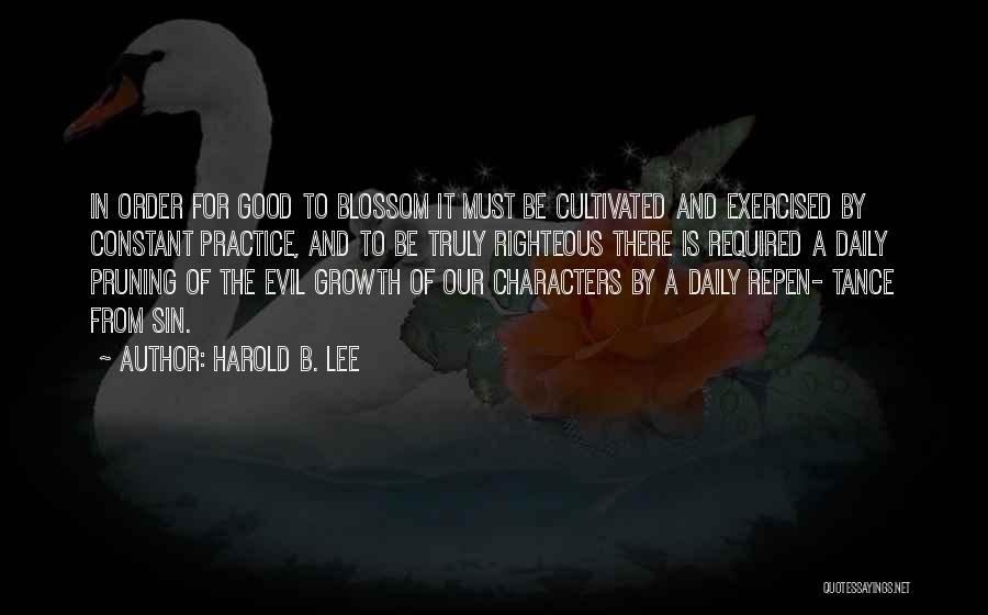 Good Daily Quotes By Harold B. Lee