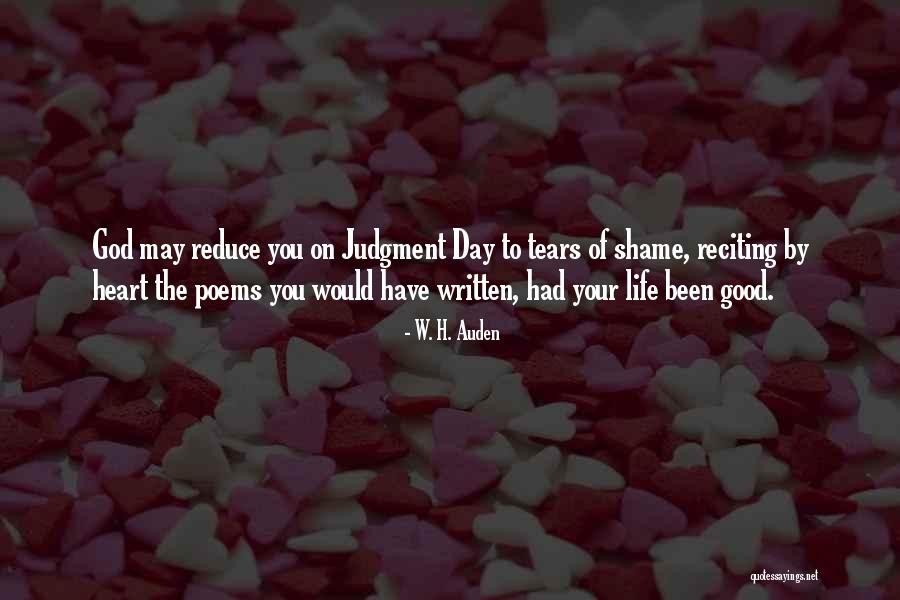 Good Day Poems Quotes By W. H. Auden