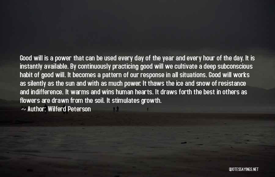Good Deep Quotes By Wilferd Peterson