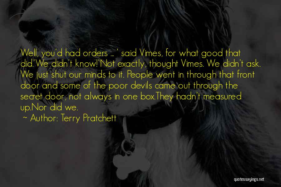 Good Devils Quotes By Terry Pratchett