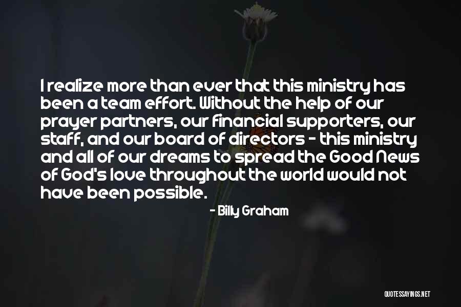 Good Directors Quotes By Billy Graham Good Directors Quotes By Billy Graham