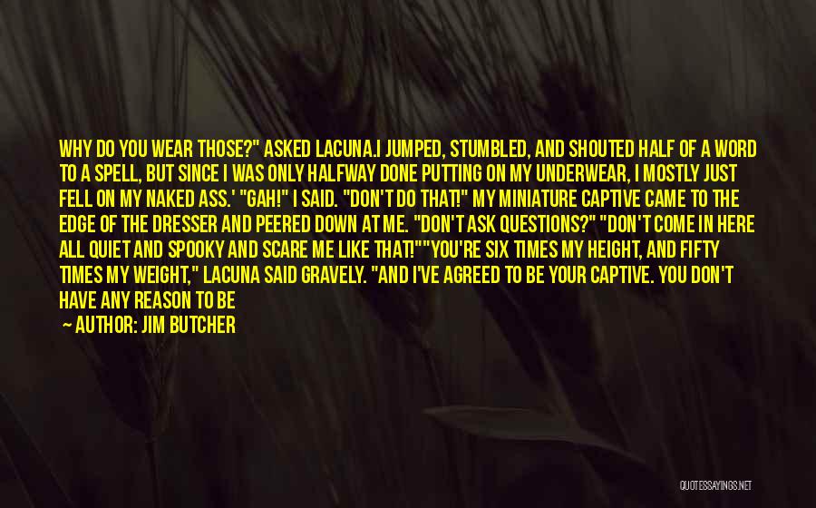 Good Dresser Quotes By Jim Butcher