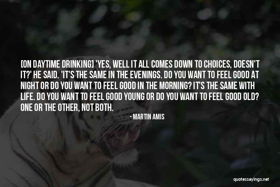 Good Drinking Quotes By Martin Amis