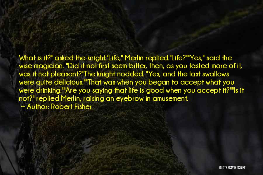 Good Drinking Quotes By Robert Fisher