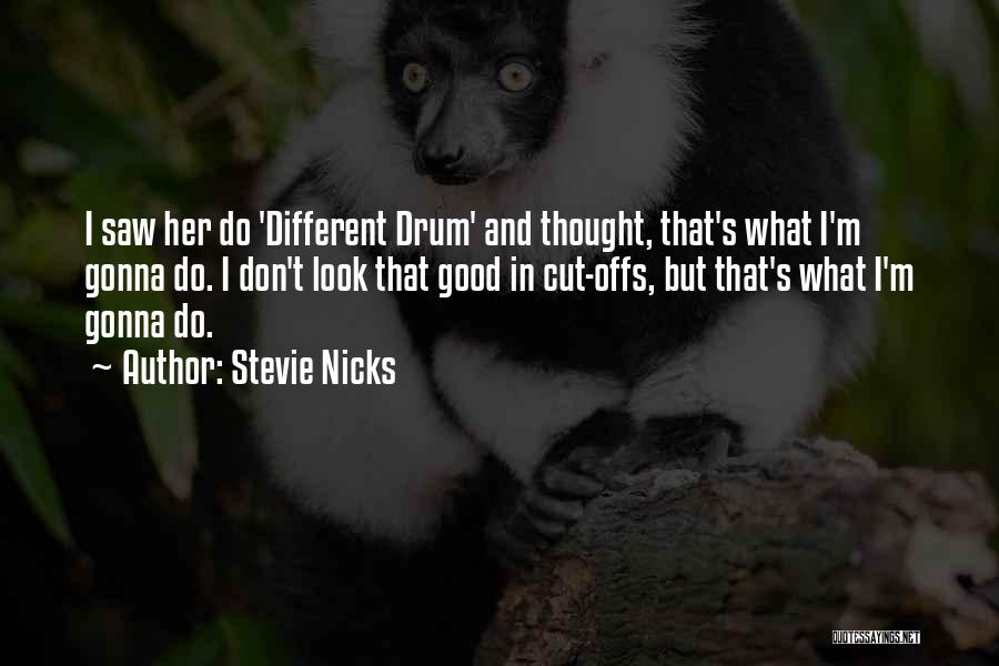 Good Drum Quotes By Stevie Nicks