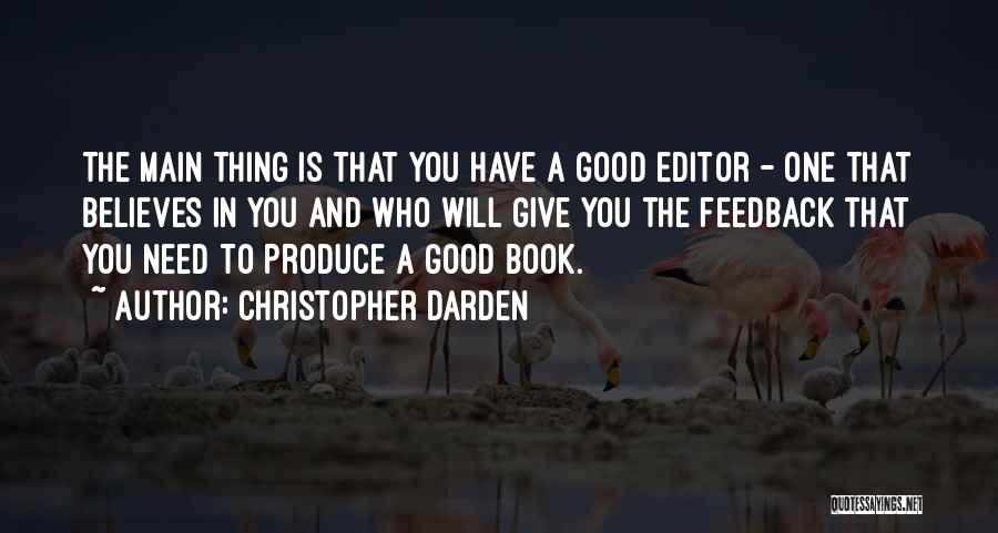 Good Editors Quotes By Christopher Darden