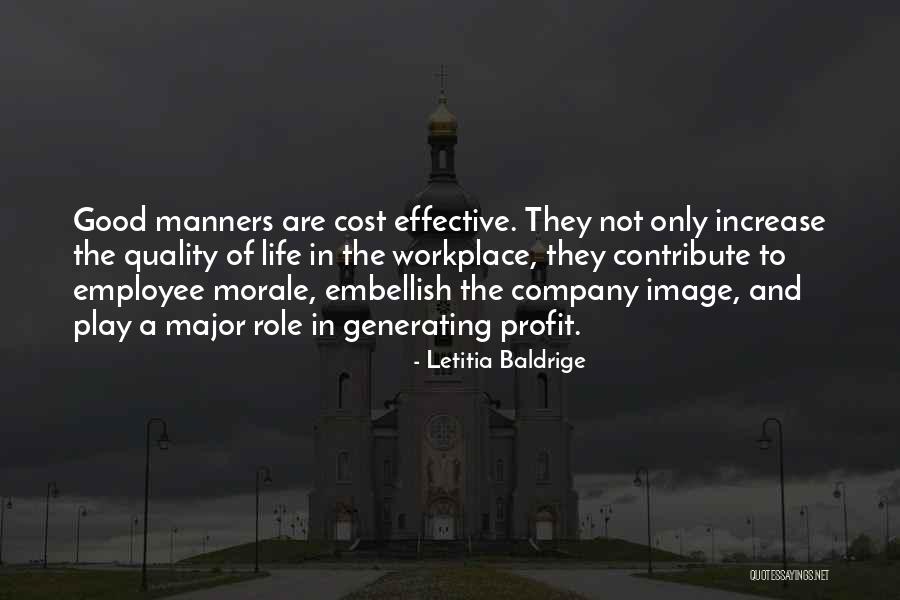 Good Employee Quotes By Letitia Baldrige Good Employee Quotes By Letitia Baldrige