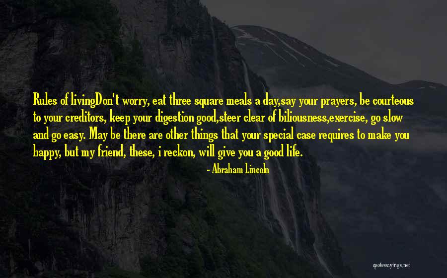 Good Exercise Quotes By Abraham Lincoln