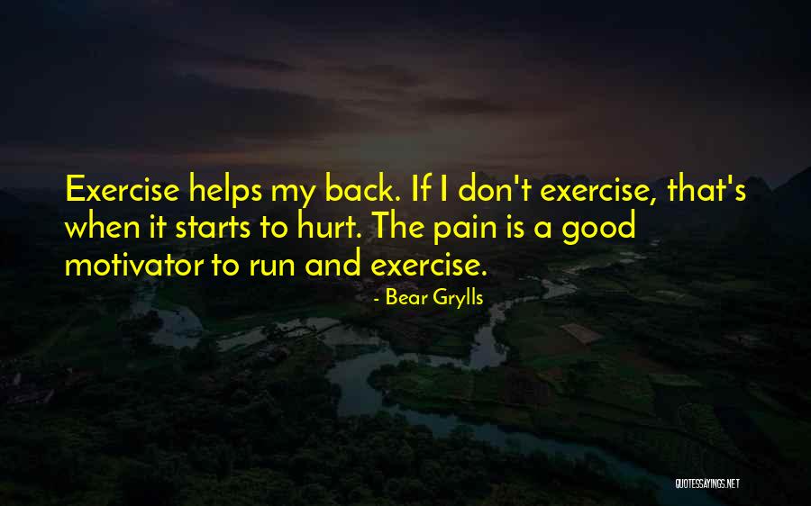 Good Exercise Quotes By Bear Grylls