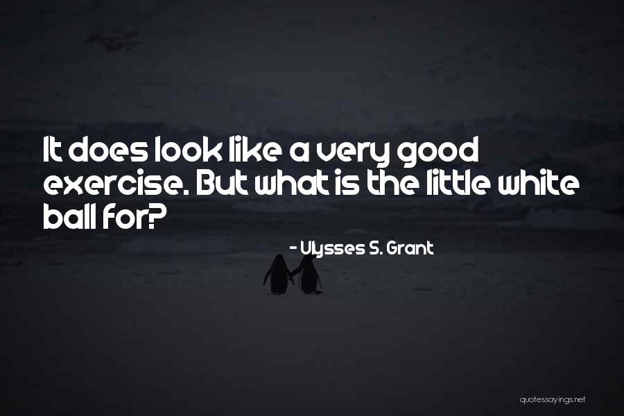 Good Exercise Quotes By Ulysses S. Grant