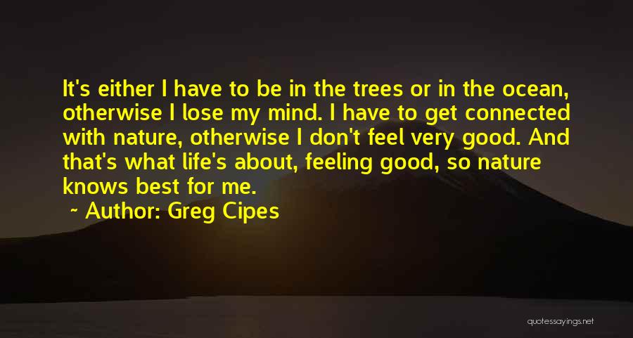 Good Feeling Life Quotes By Greg Cipes