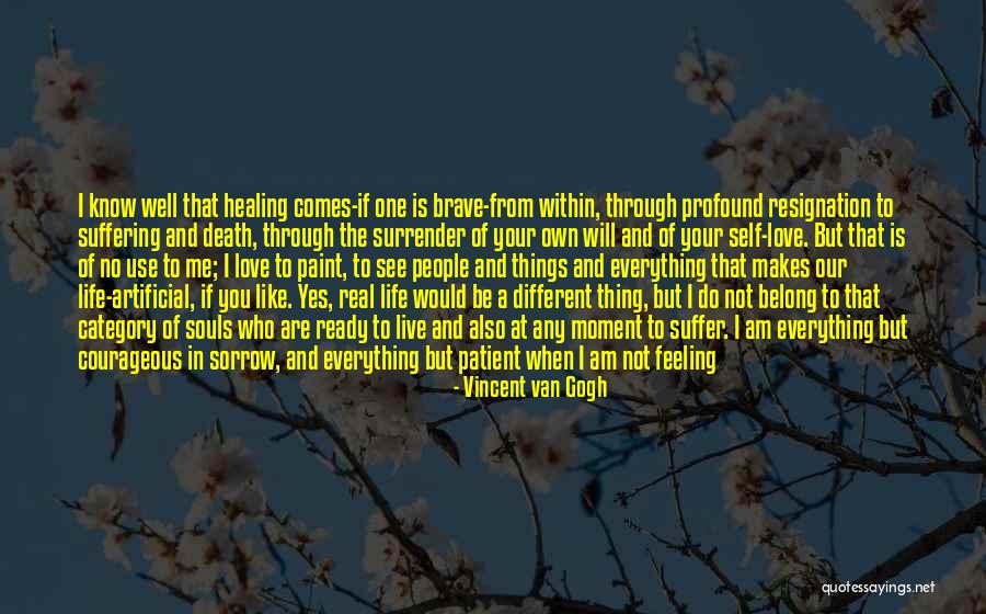 Good Feeling Of Love Quotes By Vincent Van Gogh