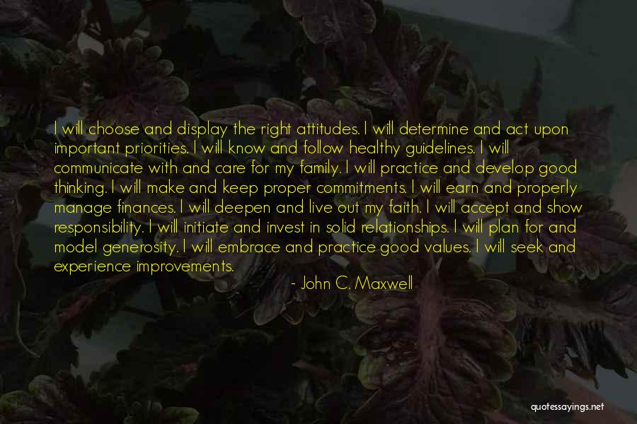 Good Finances Quotes By John C. Maxwell