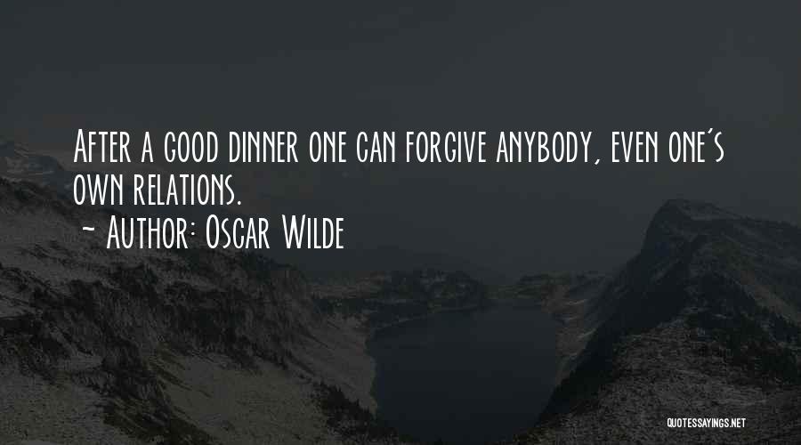 Good Food Family Quotes By Oscar Wilde