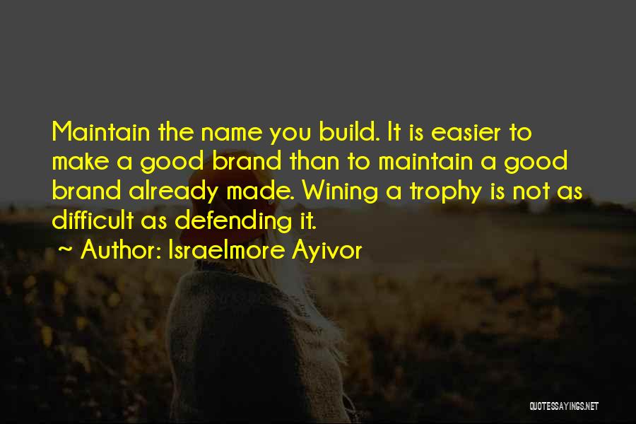 Good Food For Thought Quotes By Israelmore Ayivor