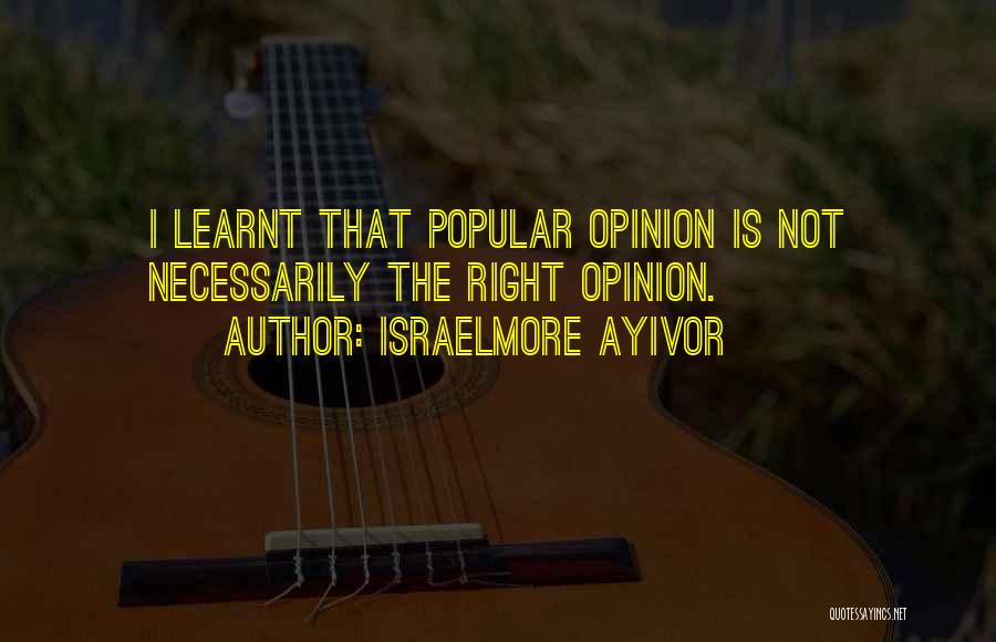 Good Food For Thought Quotes By Israelmore Ayivor