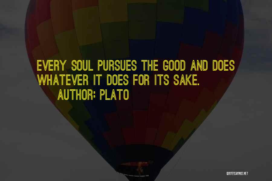 Good For The Soul Quotes By Plato