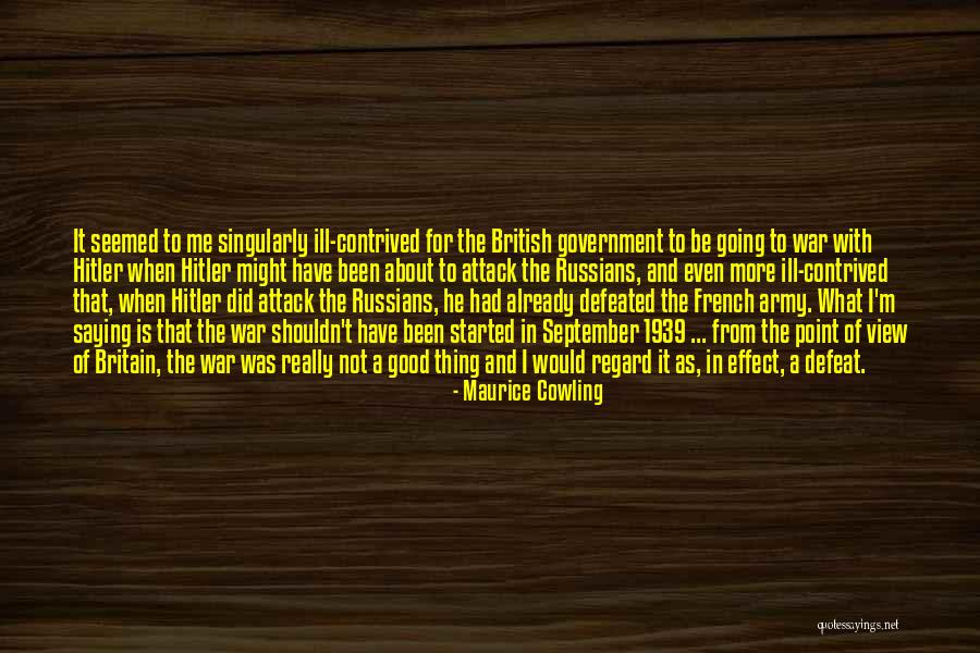 Good French Quotes By Maurice Cowling Good French Quotes By Maurice Cowling