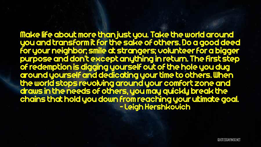 Good Friends And Life Quotes By Leigh Hershkovich