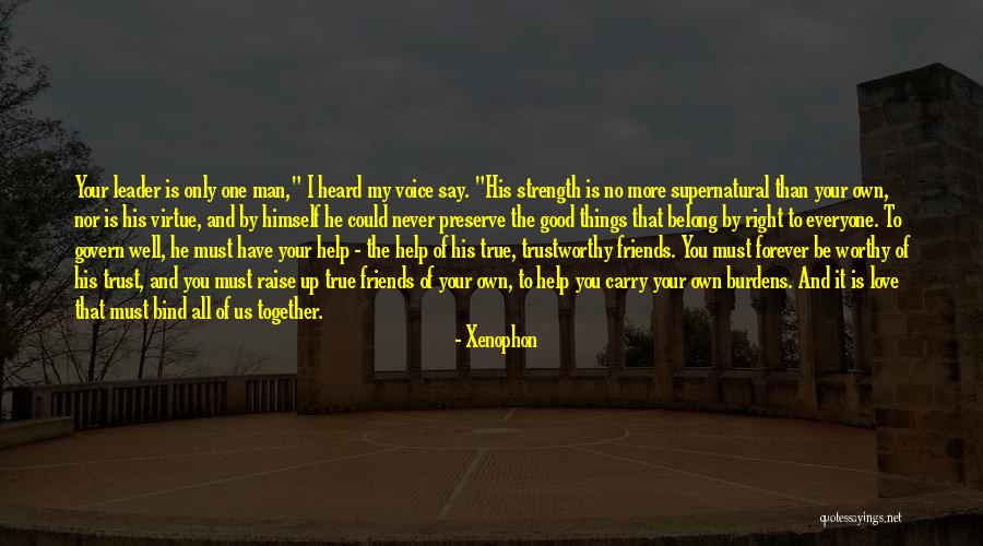 Good Friends And Love Quotes By Xenophon