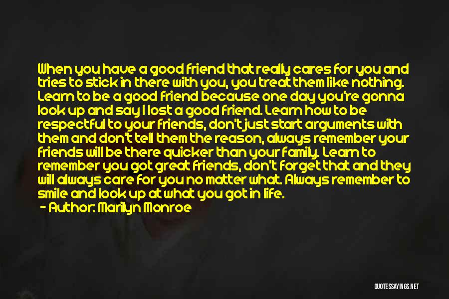 Good Friends In Your Life Quotes By Marilyn Monroe