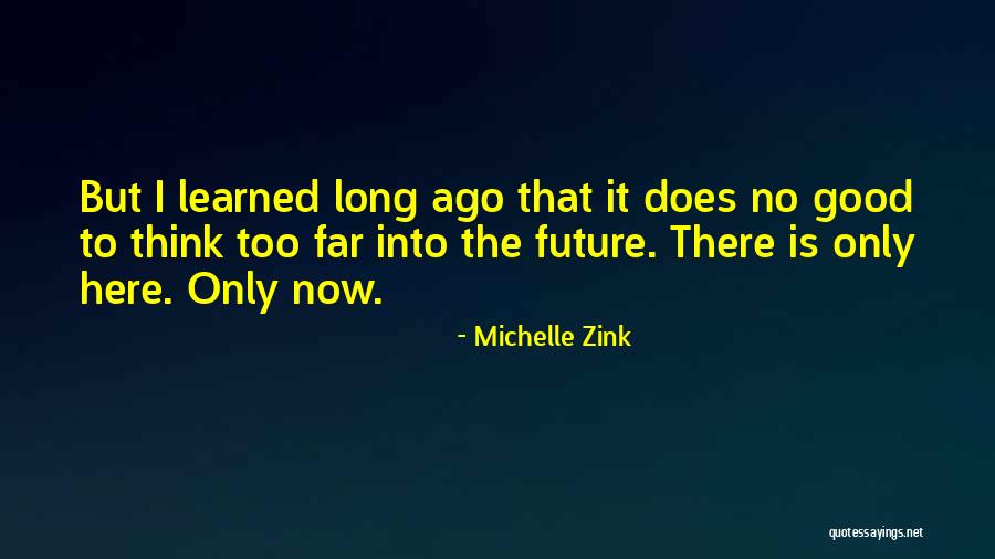 Good Future Life Quotes By Michelle Zink