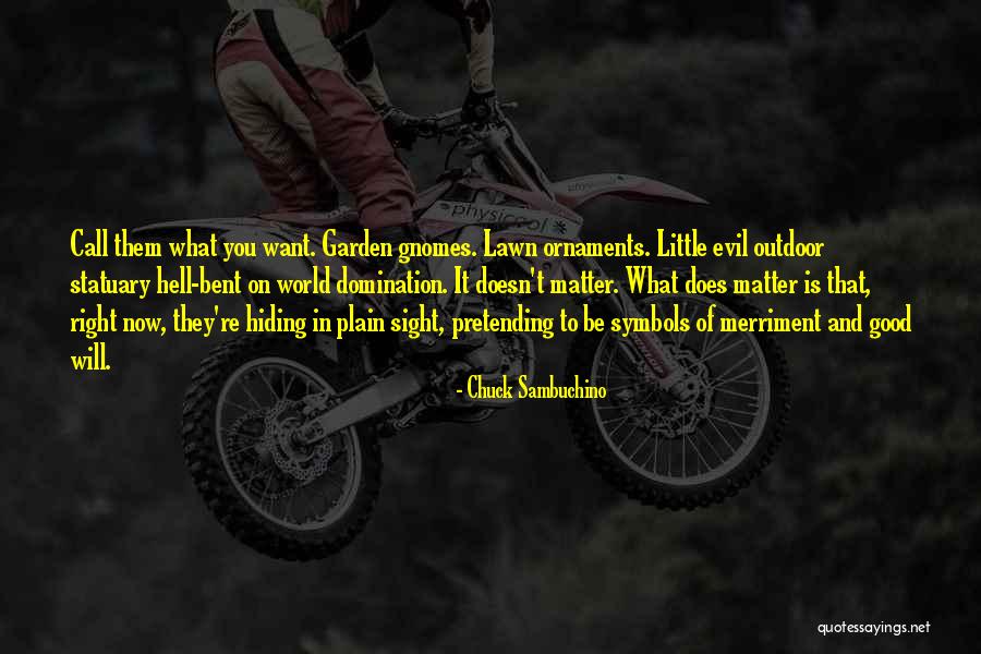 Good Gnomes Quotes By Chuck Sambuchino Good Gnomes Quotes By Chuck Sambuchino