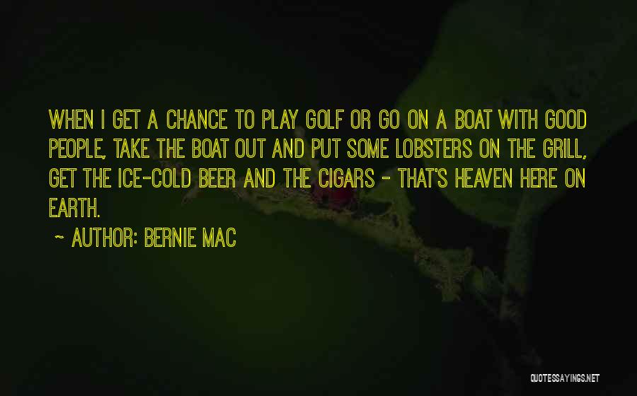 Good Golf Quotes By Bernie Mac