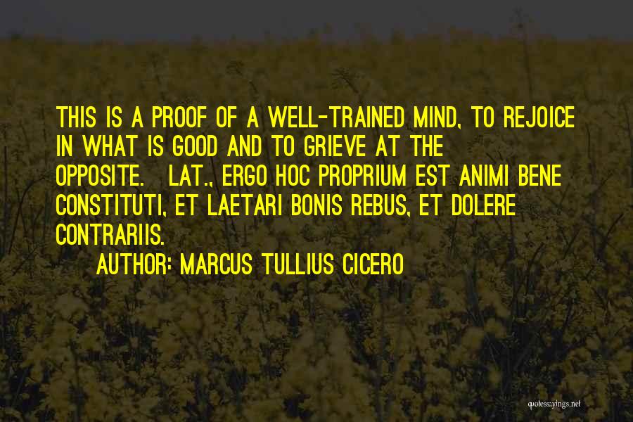 Good Grieving Quotes By Marcus Tullius Cicero