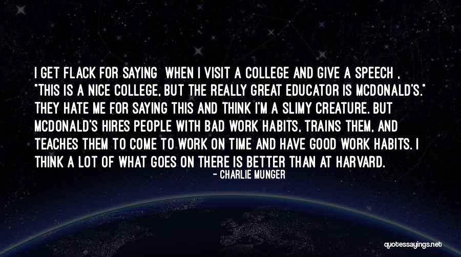 Good Habits Quotes By Charlie Munger Good Habits Quotes By Charlie Munger