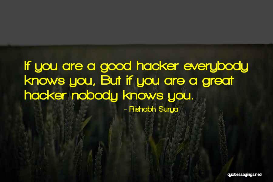 Good Hacking Quotes By Rishabh Surya Good Hacking Quotes By Rishabh Surya