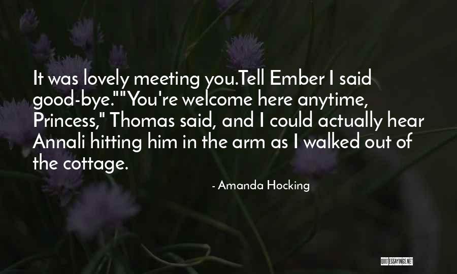 Good Hitting Quotes By Amanda Hocking Good Hitting Quotes By Amanda Hocking