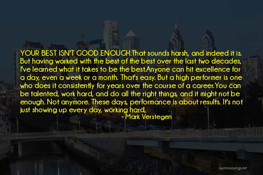 Good Hitting Quotes By Mark Verstegen Good Hitting Quotes By Mark Verstegen