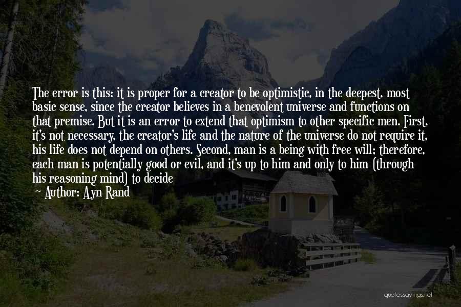 Good Human Being Quotes By Ayn Rand