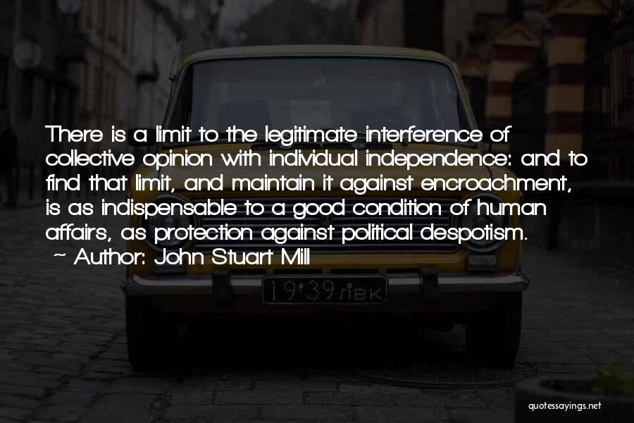 Good Human Condition Quotes By John Stuart Mill