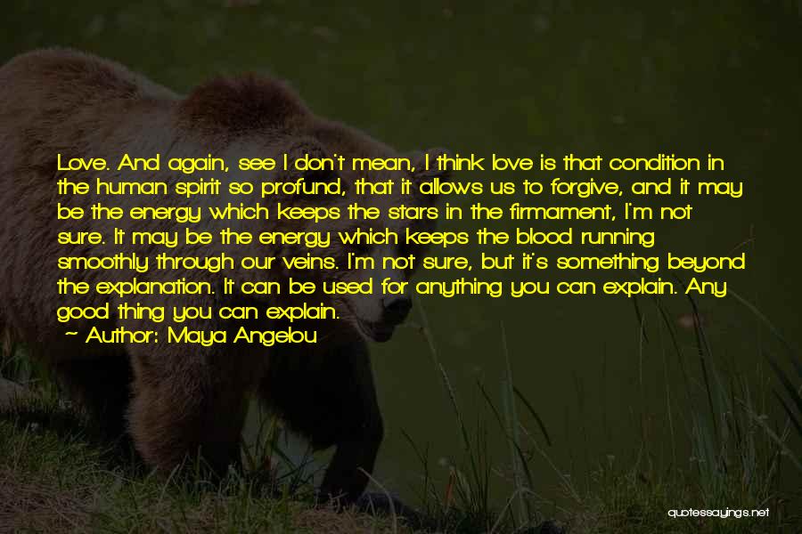 Good Human Condition Quotes By Maya Angelou