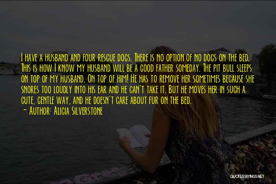 Good Husband And Father Quotes By Alicia Silverstone