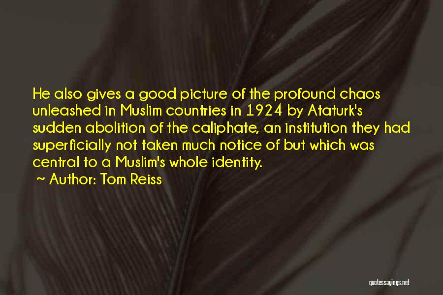 Good Institution Quotes By Tom Reiss