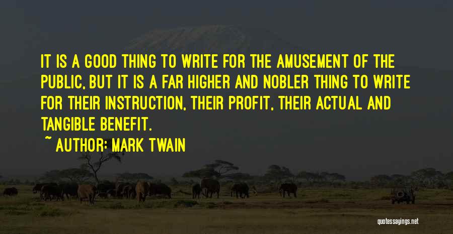 Good Instruction Quotes By Mark Twain