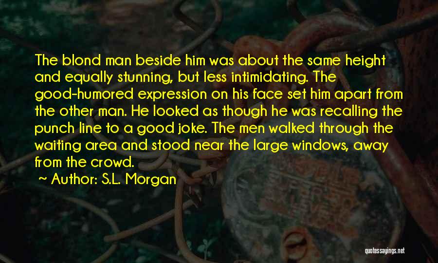 Good Intimidating Quotes By S.L. Morgan