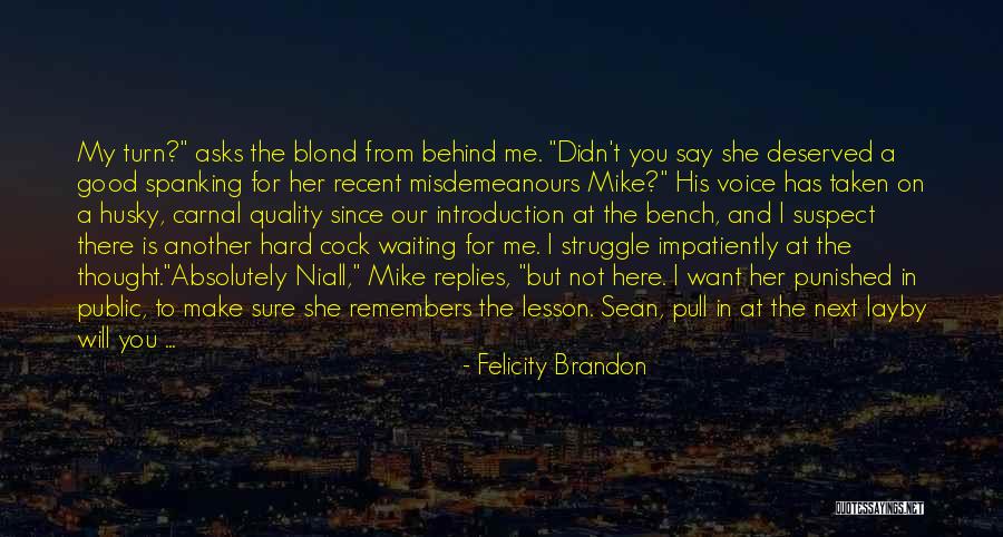 Good Introduction Quotes By Felicity Brandon Good Introduction Quotes By Felicity Brandon